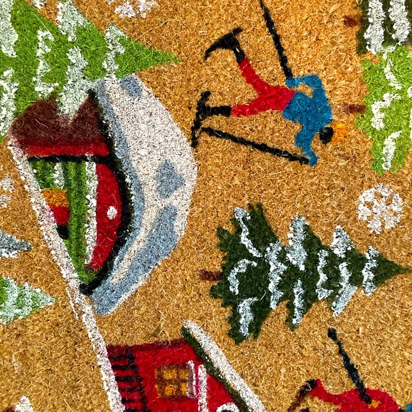 Christmas holidays coir floor mat - Picture 2 of 3